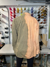 M - Orange Green Split Dye Flannel